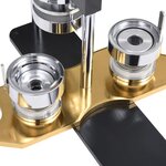 Vidaxl machine à badges avec cutter circulaire poinçon rotatif 44 mm