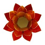 Porte bougie fleur de lotus 3 couleurs et or