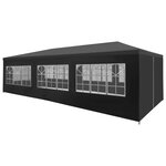 vidaXL Tente de réception 3 x 9 m Anthracite