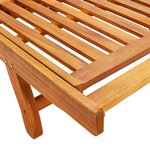 vidaXL Chaises longues 2 Pièces Bois d'acacia solide