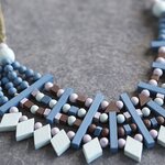 Perle bois Lucy carré 5x3mm 150 pièces