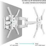 Onkron m5 wht support mural tv pour des téléviseurs de 37 à 70 pouces blanc