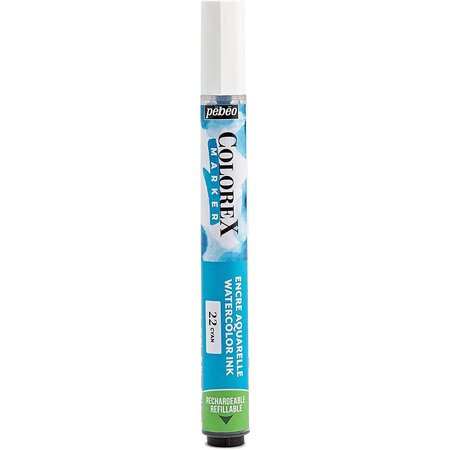 Marqueur encre colorex cyan pébéo