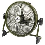 Bestron ventilateur de sol d'extérieur rechargeable aod12accu vert