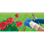 MAPA - Taille des Rosiers - Gants de Jardinage Textile 100% Coton - Anti-Perforation - Idéal taille des épineux - Bleus - Taille 8/L