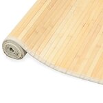 vidaXL Tapis en bambou 160x230 cm Naturel