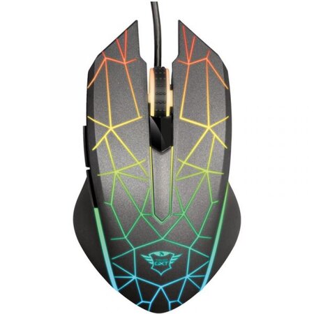 Souris filaire gamer trust gxt170 heron rgb (noir)