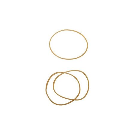 Boite 100 g bracelets caoutchouc blond - 70 x 1.2 x 1.8 mm SAFETOOL