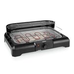 Princess Barbecue électrique avec étagères latérales 2200 W Noir