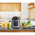 Moulinex lm91hd10 infinymix+ blender - 1600 w - bol tritan 1 75 l - smoothies  glaces  soupe  pâtes - gourde 600 ml - 5 programmes