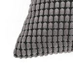 vidaXL Jeu de coussin 2 Pièces Velours 45 x 45 cm Gris