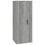 vidaXL Meuble TV mural Sonoma gris 40x34 5x100 cm
