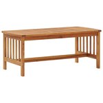 vidaXL Salon de jardin 5 Pièces avec coussins Bois d'acacia solide