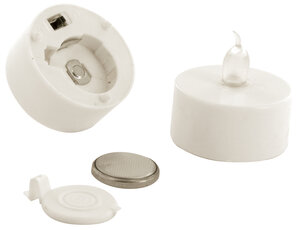 Bougies led scintillantes piles fournies x 2 pièces