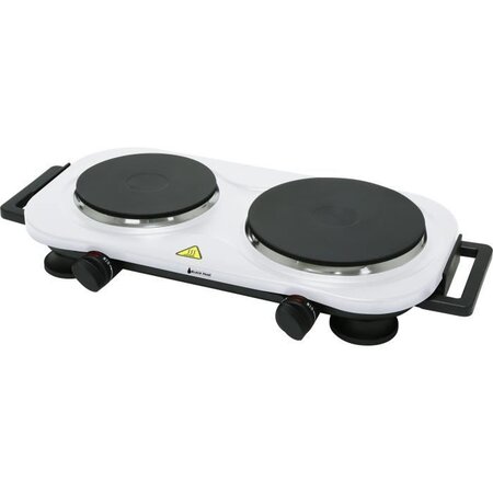 BLACKPEAR BHP 002 Plaque de cuisson - 2 feux - 2250 W - Blanc
