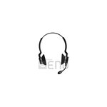 Jabra biz 2300 usb-a ms casque stéréo intra-auriculaire - casque antibruit filaire skype for business avec unité de contrôle pou