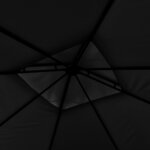 vidaXL Belvédère et double toits étentus 3x3x2 75 m Anthracite 180g/m²