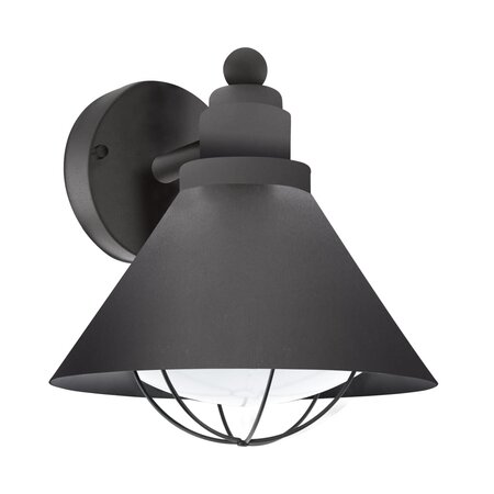 Eglo lampe murale d'extérieur barrosela noir