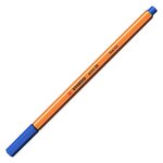 Stylo-feutre point 88 pointe fine 0 4 mm bleu outremer x 10 stabilo