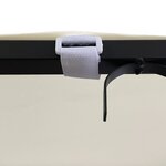 vidaXL Auvent crème 4x3 m 180 g/m² tissu et acier
