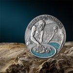 DIAMOND MINING Earth Treasures 50g argent monnaie 2000 Francs Cameroon 2023