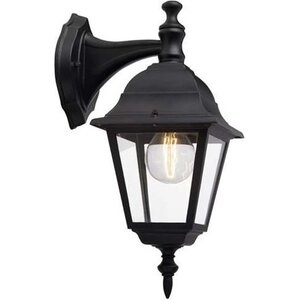 Applique exterieure descendante NEWPORT Noir ampoule E27 max 60 W - Brilliant