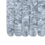 vidaXL Moustiquaire Blanc et gris 90x220 cm Chenille