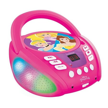 DISNEY PRINCESS - Lecteur CD Bluetooth - Effets Lumineux