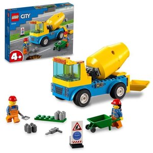 Lego 60325 city great vehicles le camion bétonniere jouet véhicules de construction pour les enfants des 4 ans