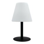 Lampe de table solaire standy mini solar rgb blanc acier h36cm