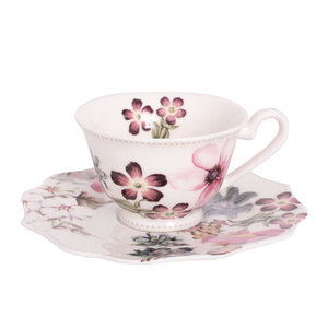 Méa - tasse et soucoupe en porcelaine fine