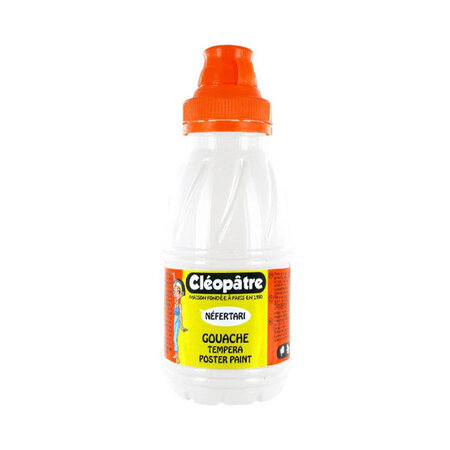 Peinture gouache néfertari - blanc - 250 ml - cléopâtre