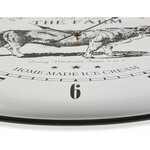 Horloge murale en métal Farmers market 61.5 cm Vache