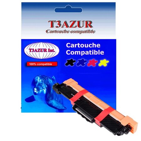Toner compatible avec Brother TN247 pour Brother MFC-L3740CDN, MFC-L3750CDW Noire - 3 000 pages - T3AZUR