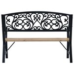 vidaXL Banc de jardin 120 cm Bois