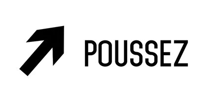 Autocollant vinyl - poussez  - l.200 x h.100 mm uttscheid