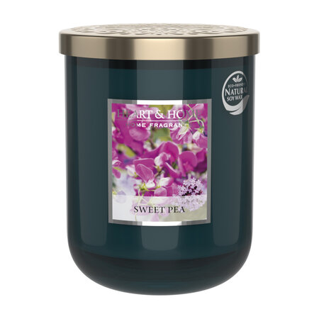 Grande bougie heart and home pois de senteur