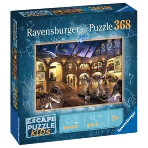 Escape puzzle kids - une nuit au musée - ravensburger - puzzle escape game 368 pieces - des 9 ans