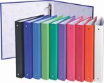 Exacompta - classeur a anneaux - dos 40 mm - 21 x 29 7 - 4 anneaux - remborde plastique 18/10eme - couleur blanche