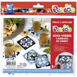 Coffret perles à repasser Sous-verres Carreaux de ciment - Perlou