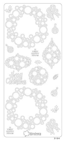 Contour autocollant Doré Couronne Peel Off's