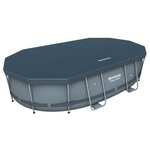 Bestway housse pour piscine levant ovale 424 x 250 cm