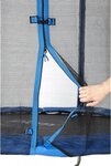 Trampoline 6" avec filet - bleu