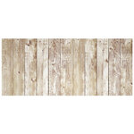 Autocollant mural tête de lit planches de bois