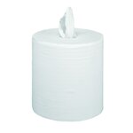 Bobine d'essuyage à dévidage central lotus reflex maxi blanche - carton de 6 - tork