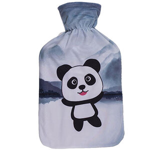 Bouillotte petit panda fond bleu