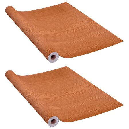 vidaXL Film autoadhésif pour meubles Chêne clair 500x90 cm PVC
