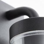 BRILLIANT Applique extérieure descendante Aosta - E27 - 1x25W - Noir dépoli