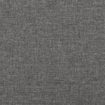 vidaXL Repose-pied Gris clair 78x56x32 cm Tissu