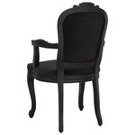 vidaXL Chaise à manger noir 62x59 5x100 5 cm velours